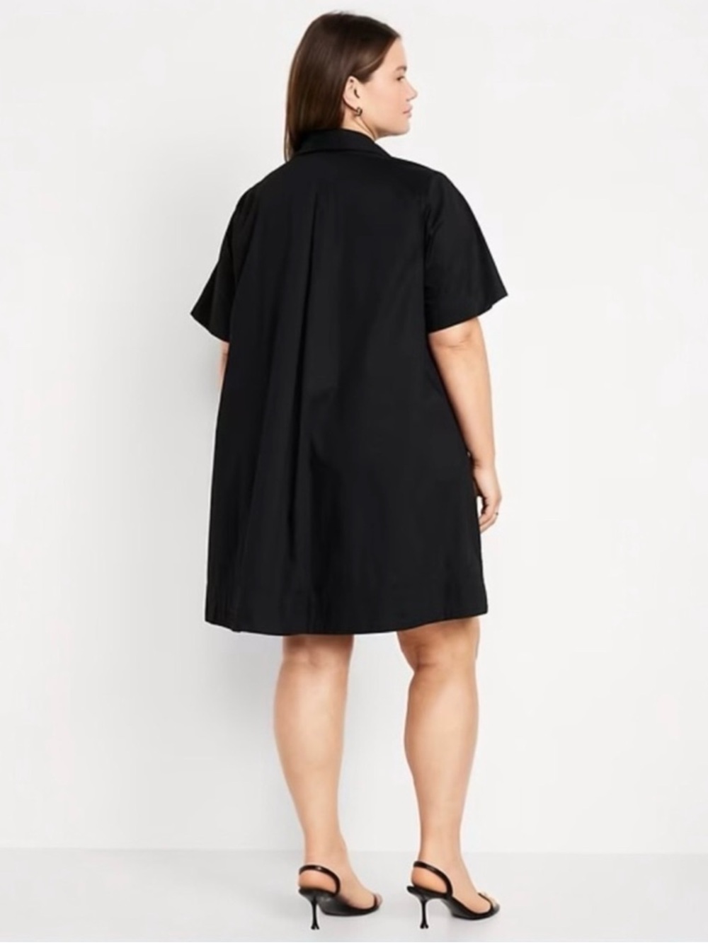 Old Navy Mini Poplin Shirt Dress NWT LARGE - Picture 6 of 8